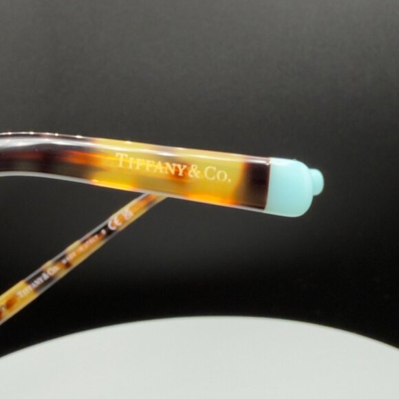 Tiffany TF 4198 80640 Yellow Havana Sunglasses Light Blue Lens 58 17 140 READ main image 10